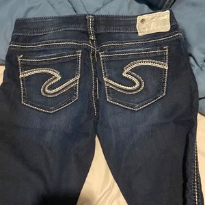 Silver Frances Capri Jeans size 28